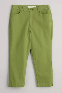 Trousers & Shorts<Seasalt Cornwall Albert Quay Crops Dill