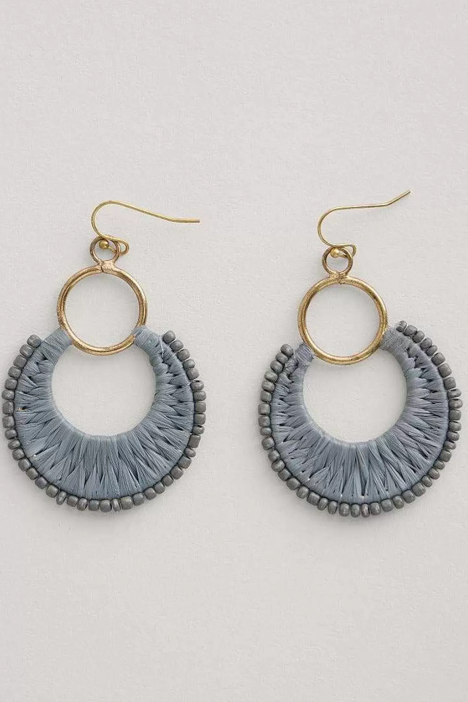 Jewellery<Seasalt Cornwall Arum Beaded Drop Earrings Teague Heron
