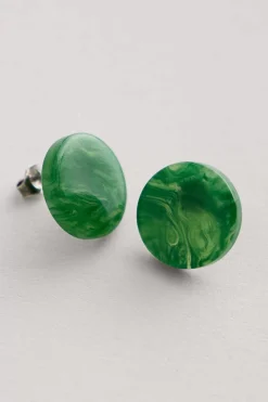 Jewellery<Seasalt Cornwall Ballowall Circle Stud Earrings Island