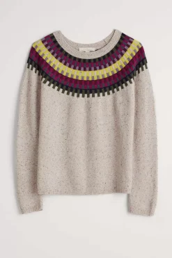 Knitwear<Seasalt Cornwall Berlewen Fair Isle Jumper Croquet Aran Multi