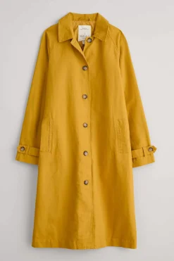 Coats & Jackets<Seasalt Cornwall Boscastle Organic Cotton Mac Dark Dijon