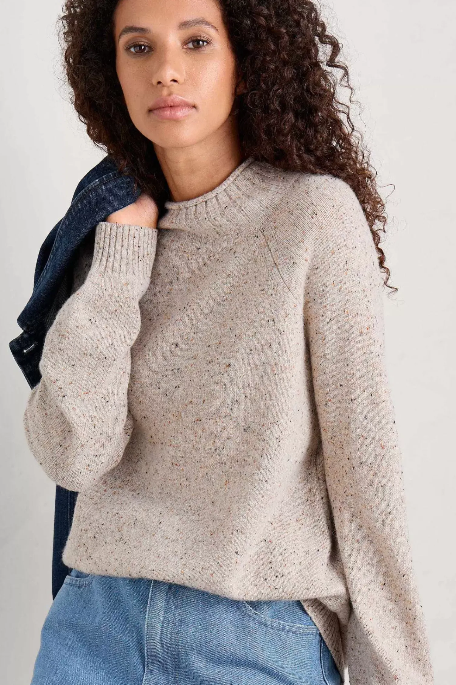 Knitwear<Seasalt Cornwall Boshanen Lambswool Jumper Aran