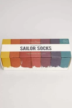 Socks & Tights<Seasalt Cornwall Box Of 7 Women's Lightweight Sailor Socks Full Tint Mix