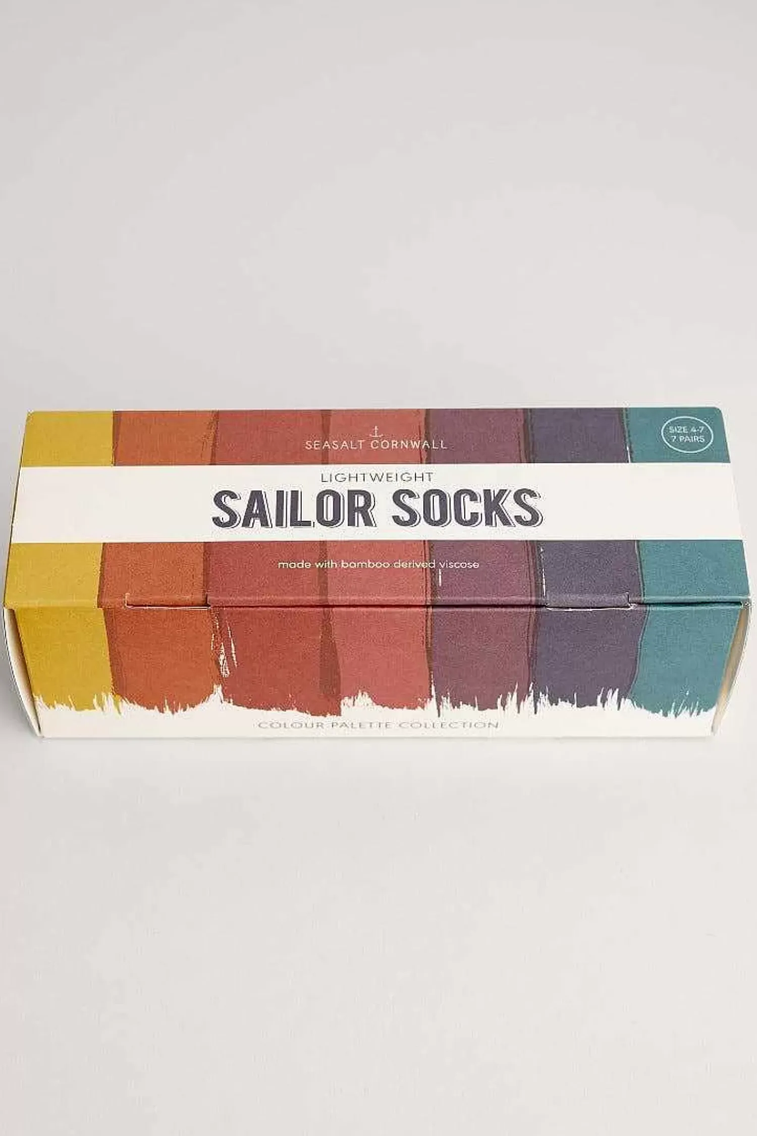 Socks & Tights<Seasalt Cornwall Box Of 7 Women's Lightweight Sailor Socks Full Tint Mix