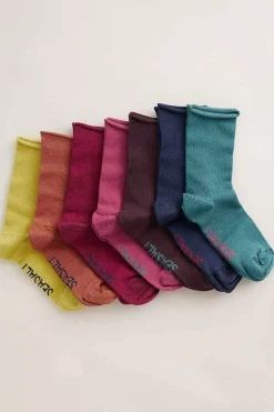 Socks & Tights<Seasalt Cornwall Box Of 7 Women's Lightweight Sailor Socks Full Tint Mix