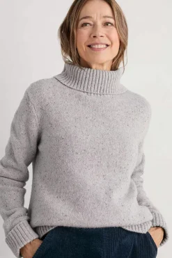 Knitwear<Seasalt Cornwall Braque Lambswool Jumper Light Lead