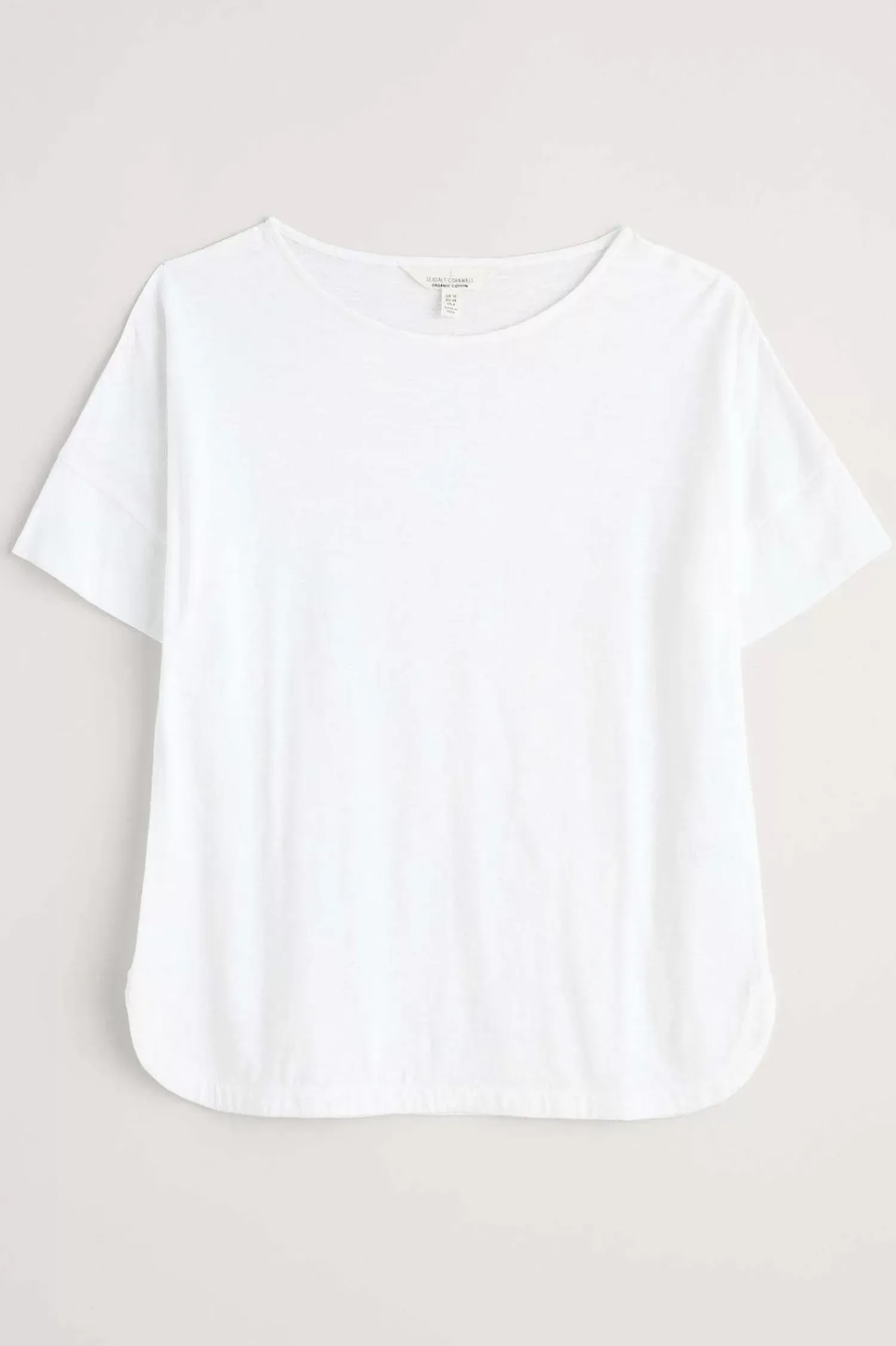 Tops<Seasalt Cornwall Bryher View Organic Cotton Boat Neck T-Shirt (Gots) Salt