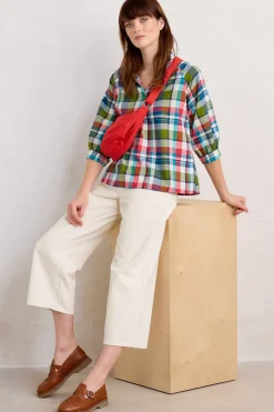 Tops<Seasalt Cornwall Bryn Checked Top Florabunda Multi