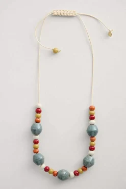 Jewellery<Seasalt Cornwall Canna Ceramic Bead Necklace Daffodil Tomato