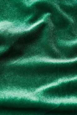Tops<Seasalt Cornwall Capsule V-Neck Velvet Top Evergreen