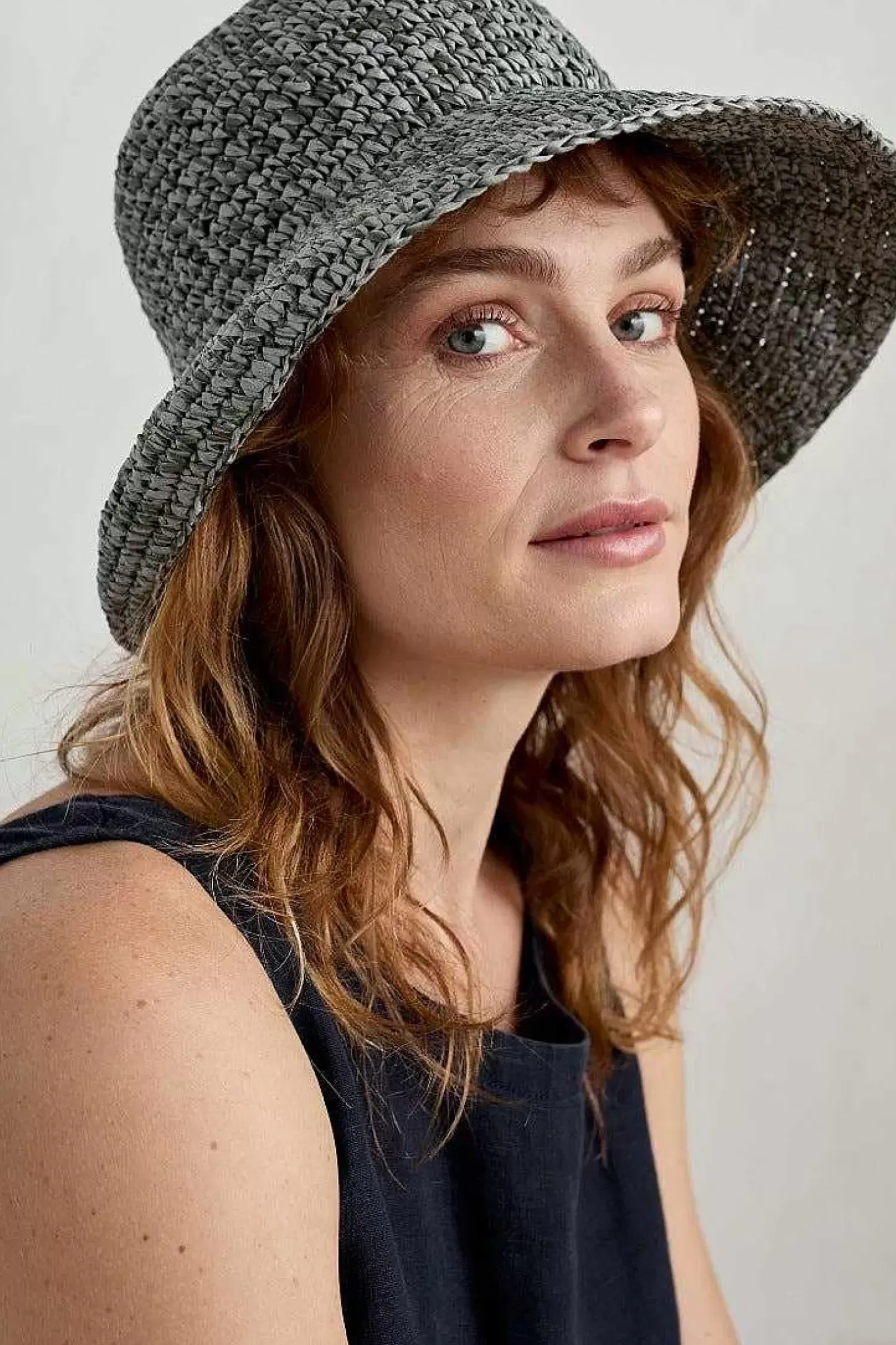 Hats<Seasalt Cornwall Castle Point Sun Hat Dark Lichen