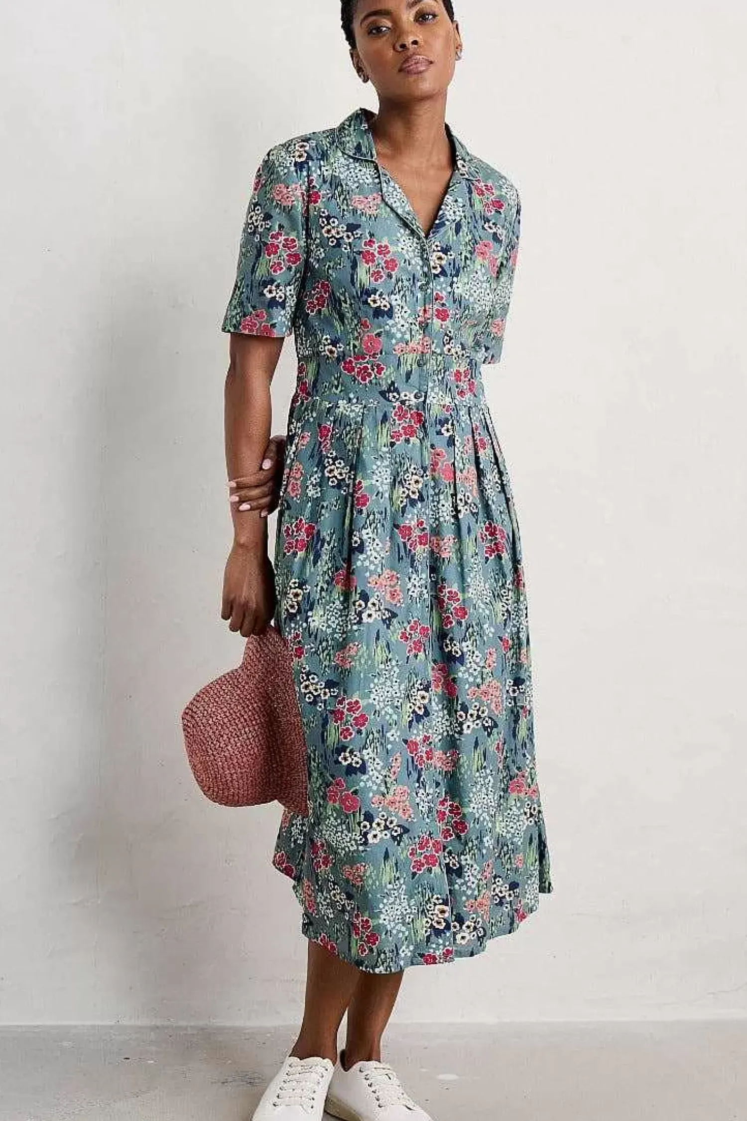 Dresses<Seasalt Cornwall Charlotte Dress Painterly Field Wade