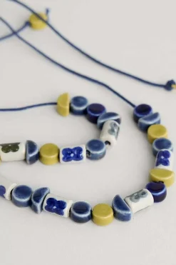 Jewellery<Seasalt Cornwall Collan Beaded Necklace Agapanthus Mix