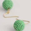 Jewellery<Seasalt Cornwall Condurrow Beaded Drop Earrings Light Island