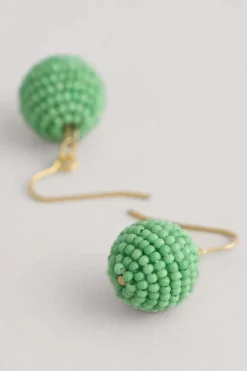 Jewellery<Seasalt Cornwall Condurrow Beaded Drop Earrings Light Island