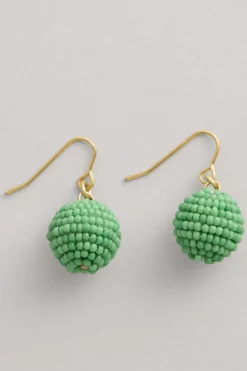 Jewellery<Seasalt Cornwall Condurrow Beaded Drop Earrings Light Island