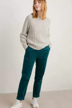 Trousers & Shorts<Seasalt Cornwall Crackington Trousers Burnt Umber