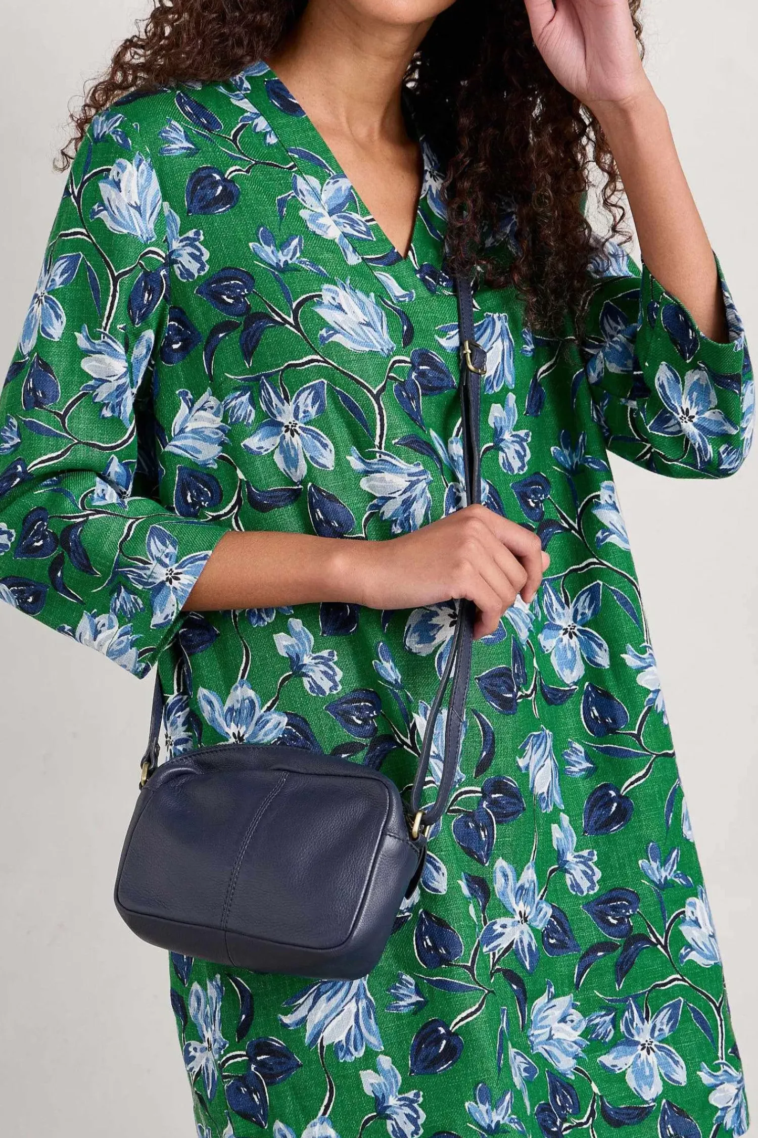 Tunics<Seasalt Cornwall Curves Flow Ramie Tunic Cyclamen Island