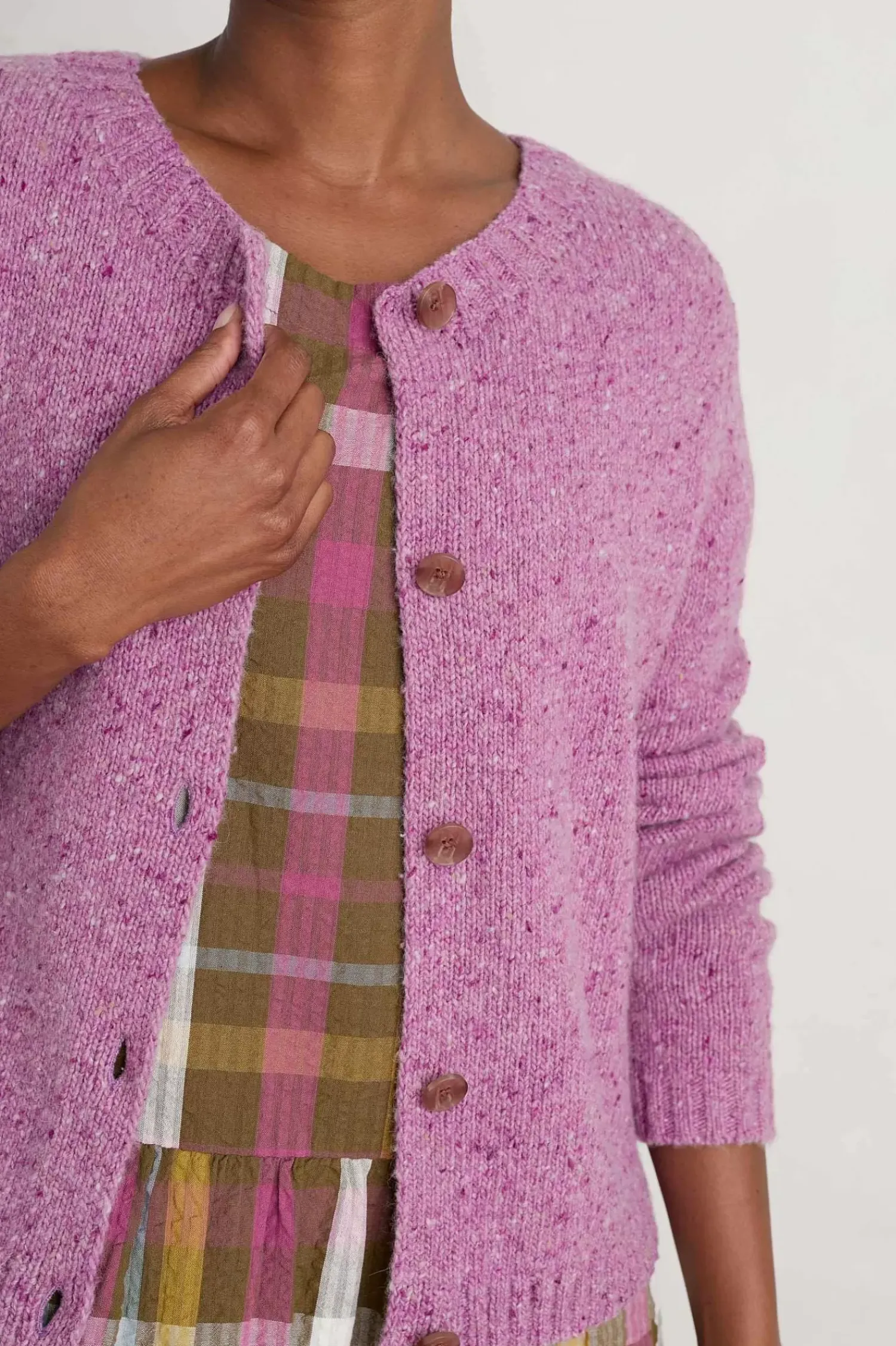 Knitwear<Seasalt Cornwall Dawson Pick Merino-Rich Cardigan Buddleia