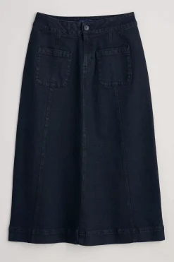Skirts<Seasalt Cornwall Dusk Journey Skirt Inkwell Overdye Tide
