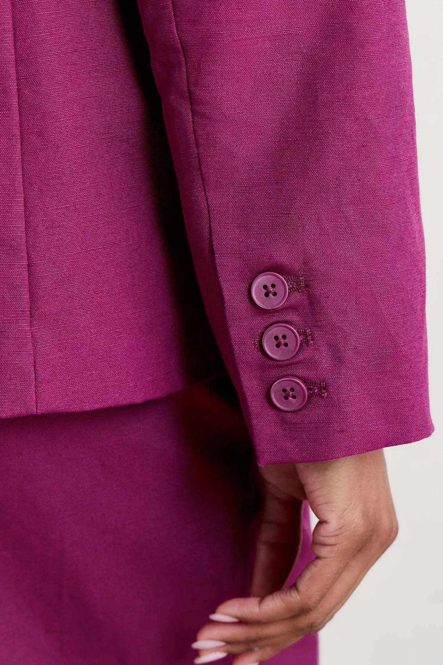 Coats & Jackets<Seasalt Cornwall Erica Linen Blend Blazer Cassis