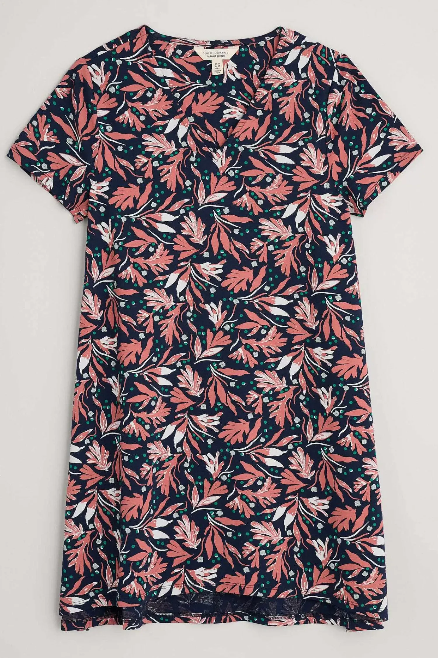 Tunics<Seasalt Cornwall Field Guide V-Neck Tunic Seaweed Swirl Maritime