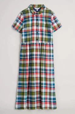Dresses<Seasalt Cornwall Fleet Checked Midi Dress Florabunda Multi