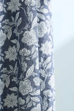 Dresses<Seasalt Cornwall Fox Path Printed Chambray Dress Stone Flower Indigo