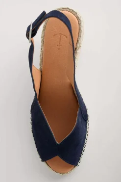 Shoes<Seasalt Cornwall Garden Path Mid Height Wedge Espadrilles Dark Night