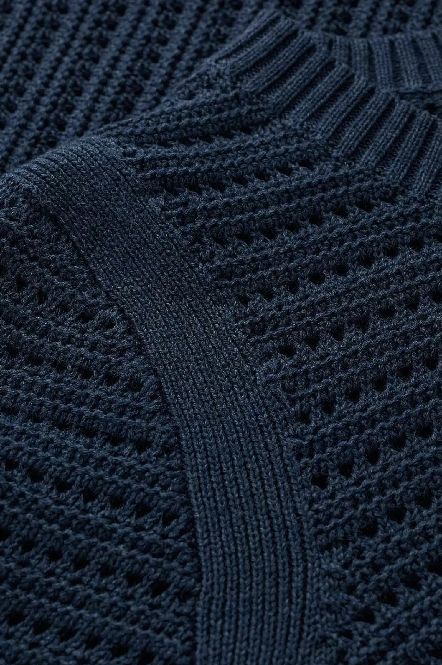 Knitwear<Seasalt Cornwall Gull Rock Pointelle Knit Jumper (Gots) Maritime