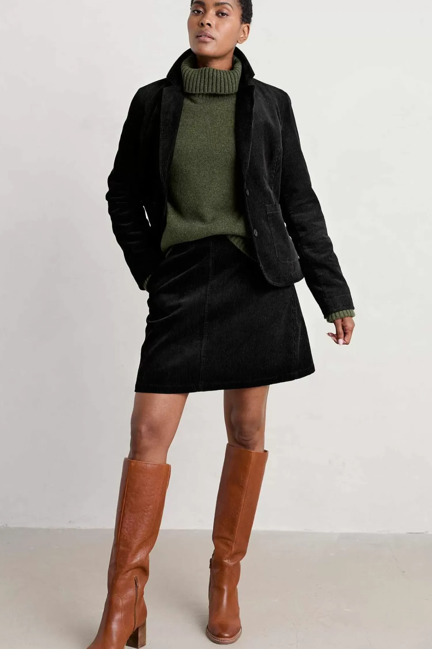 Coats & Jackets<Seasalt Cornwall Heald Cord Blazer Onyx