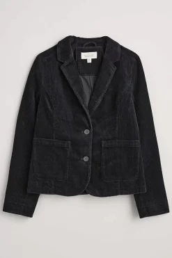 Coats & Jackets<Seasalt Cornwall Heald Cord Blazer Onyx