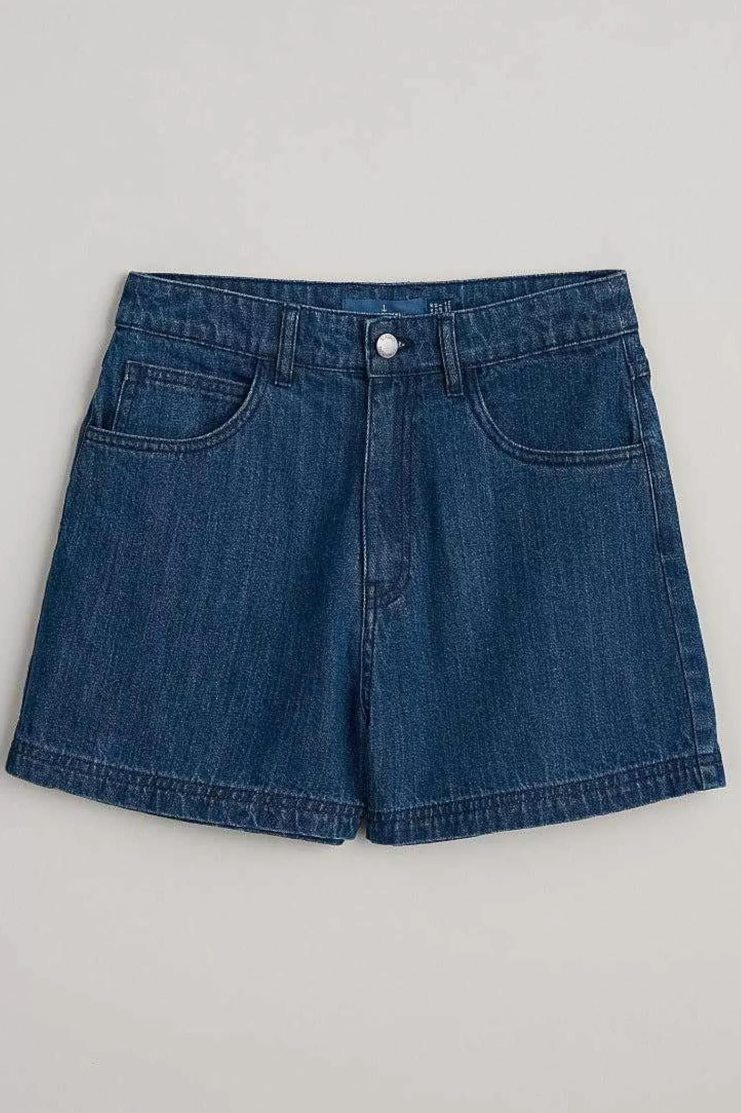 Trousers & Shorts<Seasalt Cornwall Holloway Denim Shorts Mid Wash Tide
