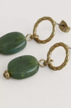 Jewellery<Seasalt Cornwall Juliot Drop Earrings Copse Brass Mix