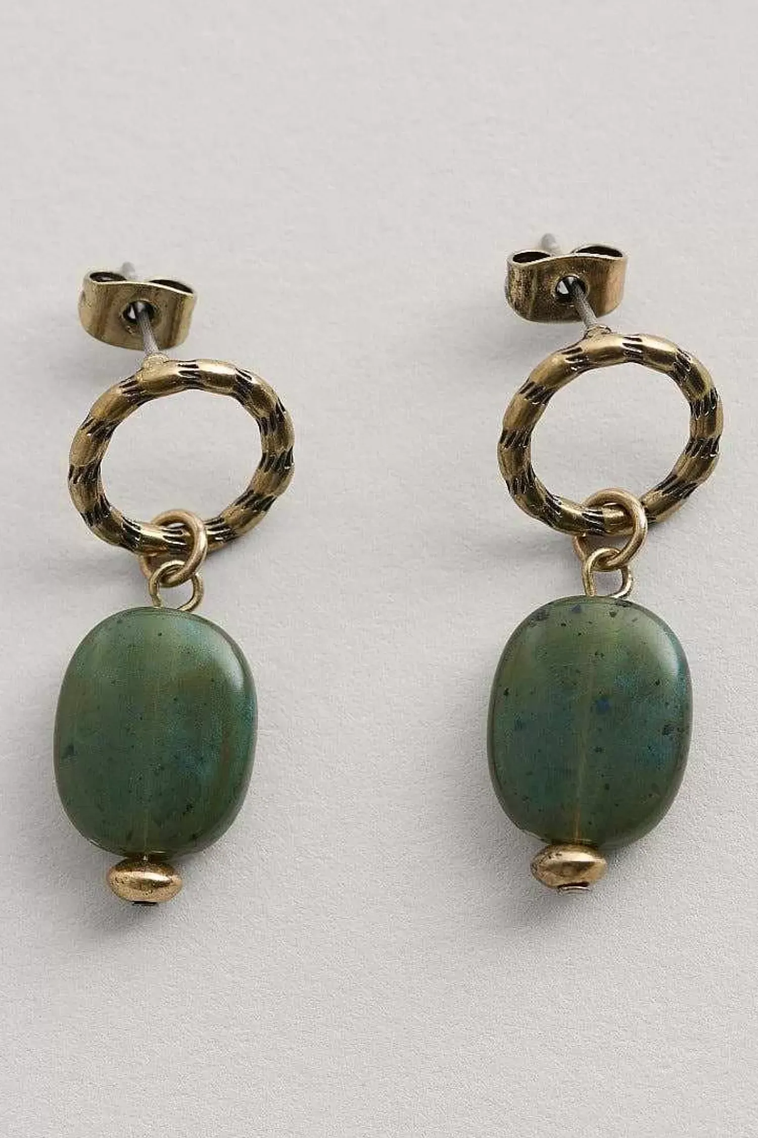 Jewellery<Seasalt Cornwall Juliot Drop Earrings Copse Brass Mix