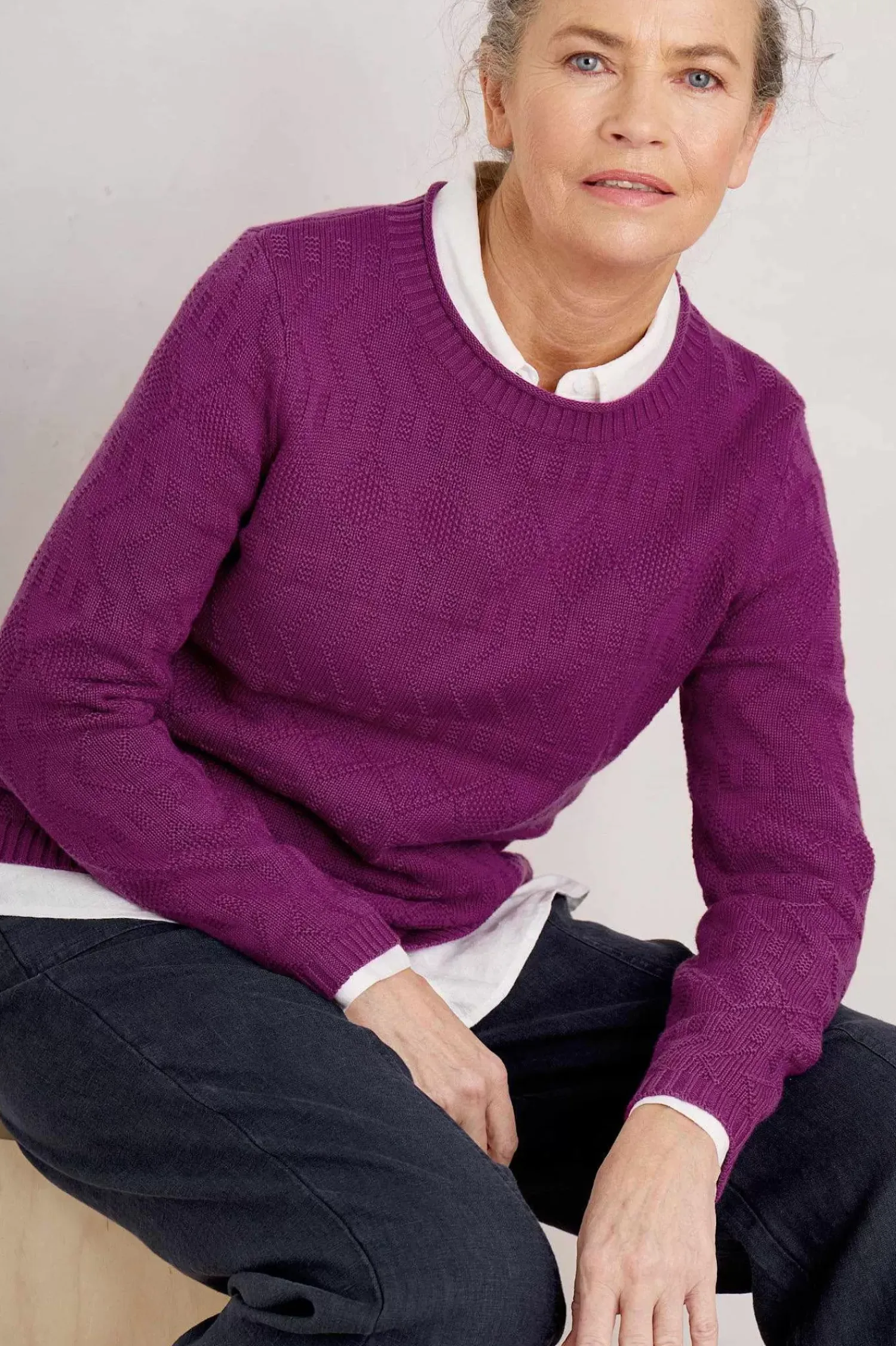 Knitwear<Seasalt Cornwall Kinter Organic Cotton Jumper Cordial