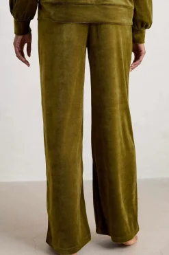 Nightwear<Seasalt Cornwall Kowan Velour Trouser Bright Olive