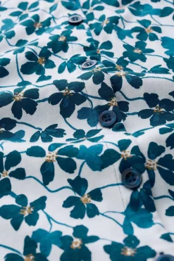 Dresses<Seasalt Cornwall Lilian Tea Dress Floating Floral Ocean Drift