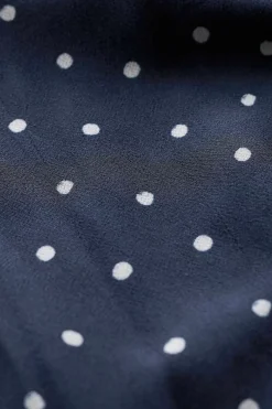 Dresses<Seasalt Cornwall Marsh Violet Short Sleeve Empire Line Dress Little Sponge Spot Maritime