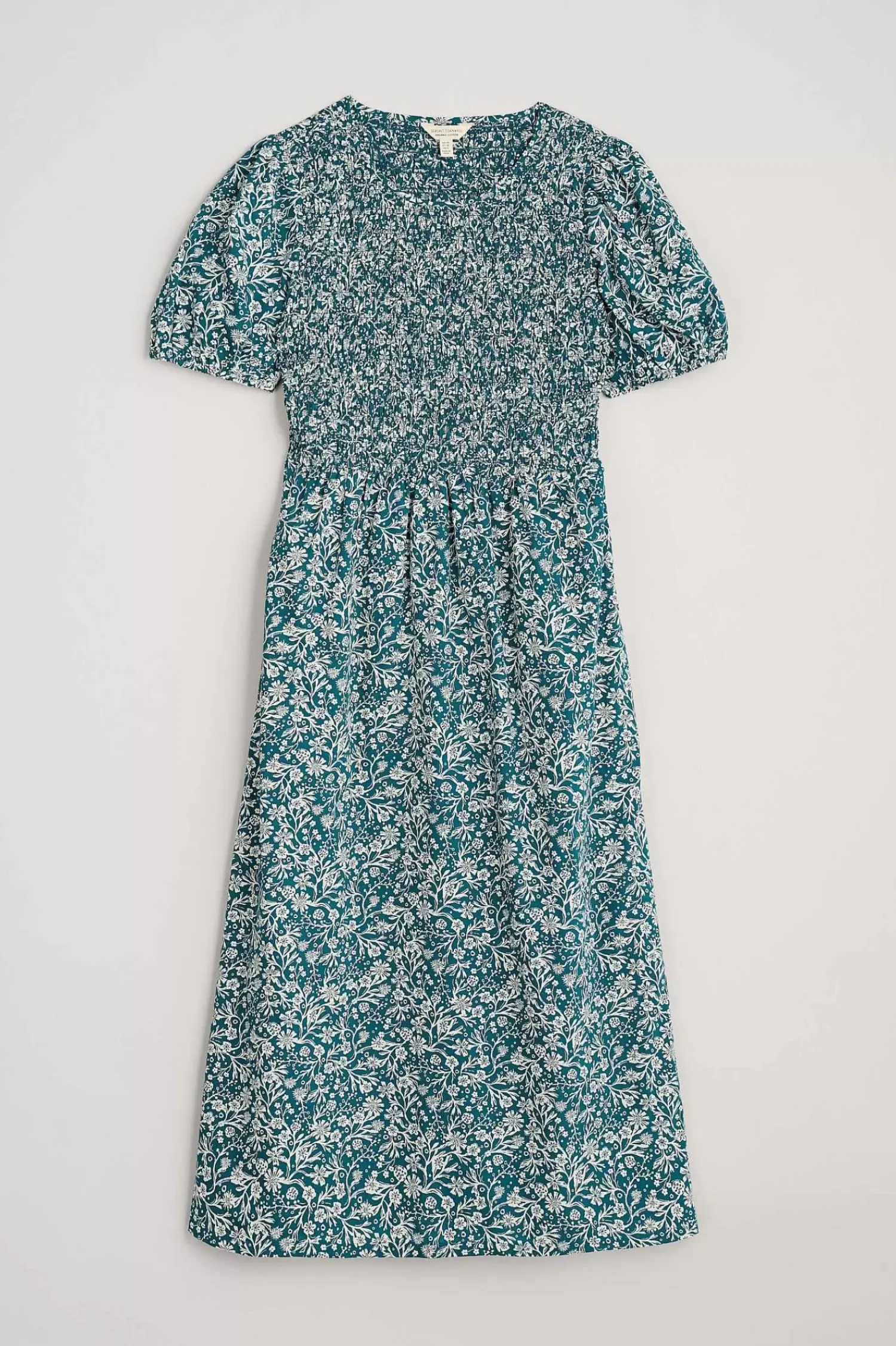 Dresses<Seasalt Cornwall Meadowsweet Short Sleeve Dress Creekside Floral Mast