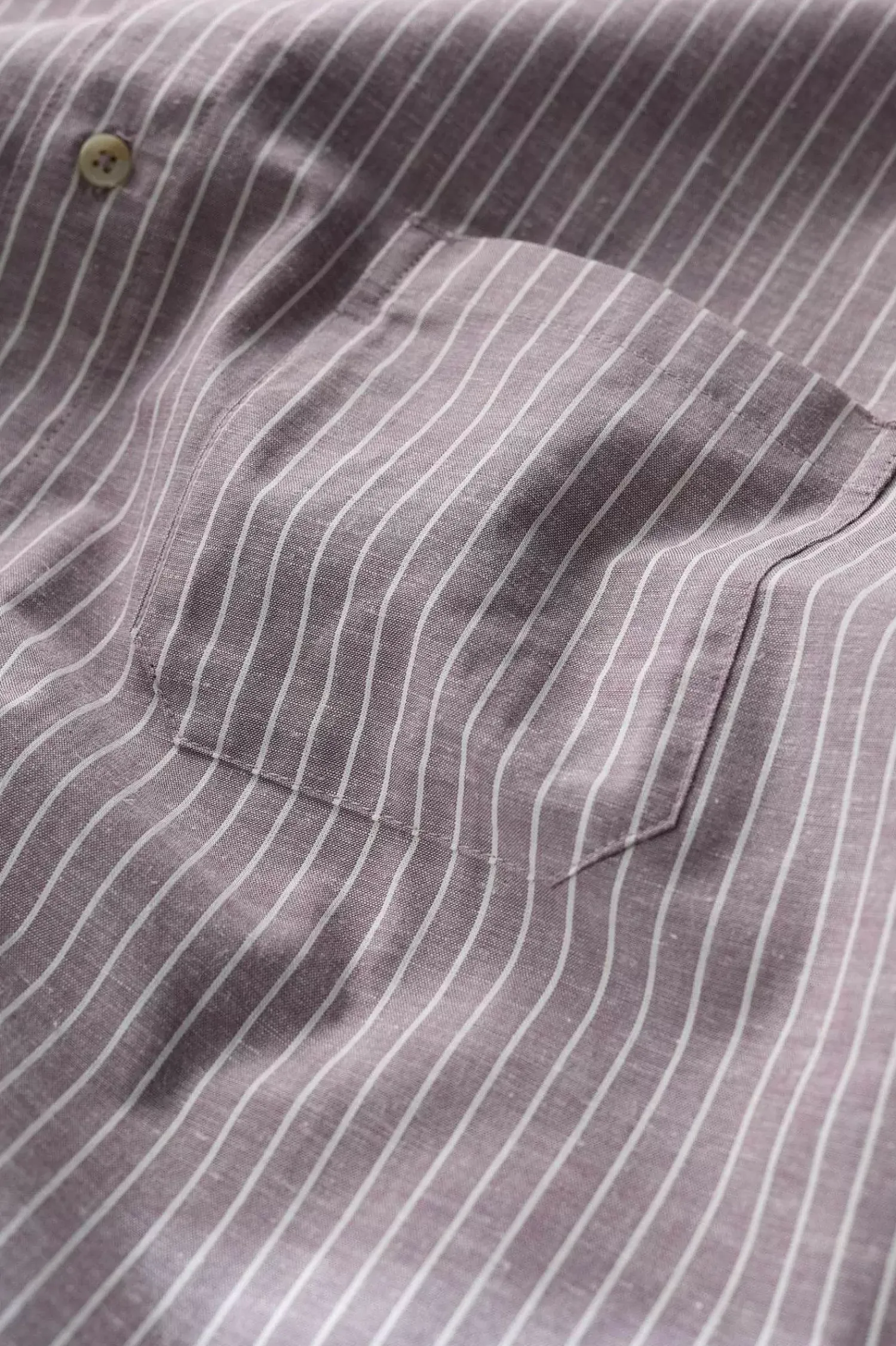 Tops & T-Shirts<Seasalt Cornwall Men's Blue Heron Striped Short Sleeve Shirt Barley Tack Mallow