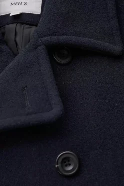 Coats & Jackets<Seasalt Cornwall Men's Channel Wool Blend Coat Inkwell