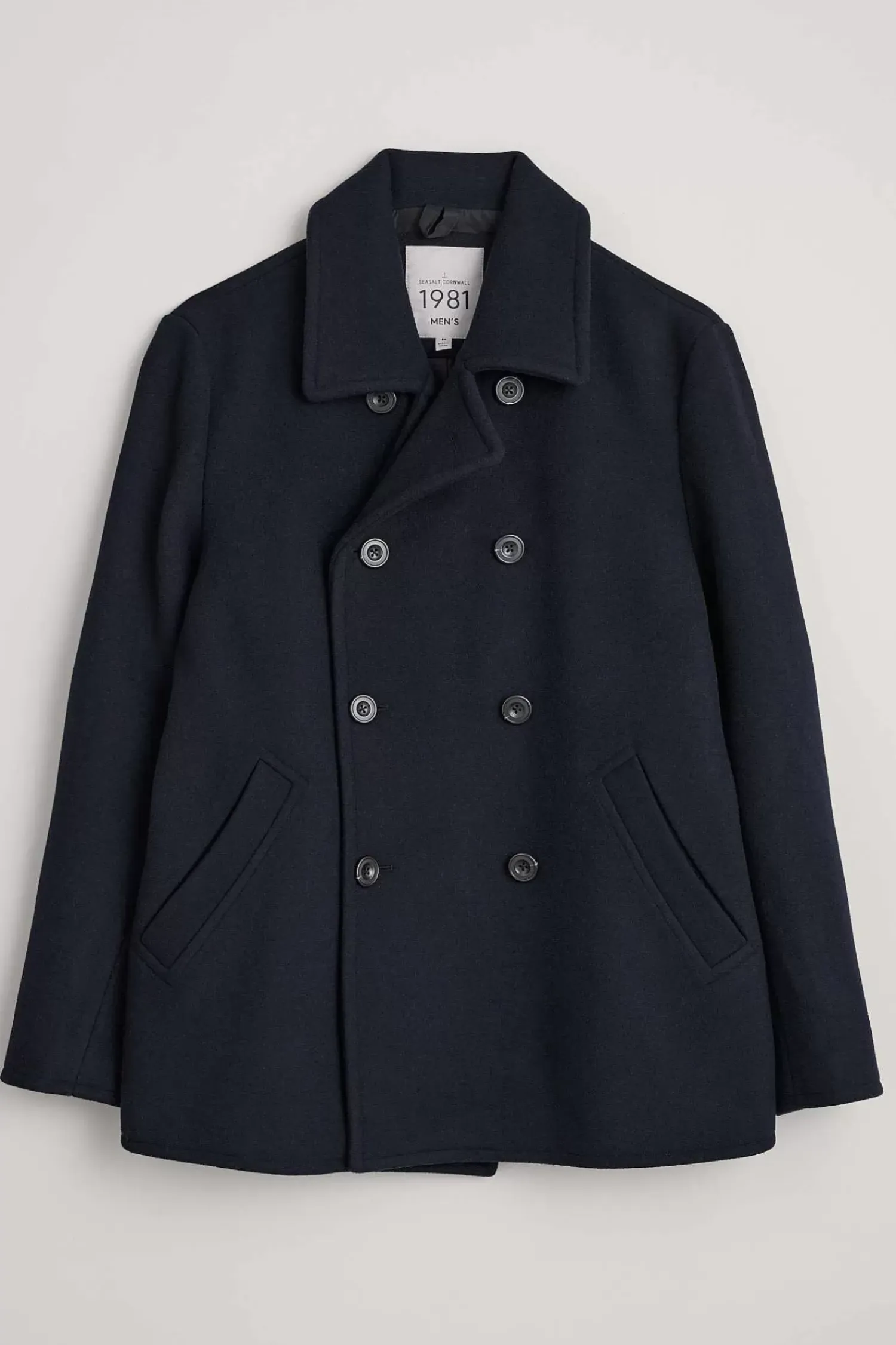 Coats & Jackets<Seasalt Cornwall Men's Channel Wool Blend Coat Inkwell