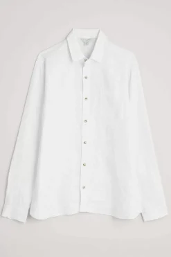 Tops & T-Shirts<Seasalt Cornwall Men's Curator Linen Shirt Salt