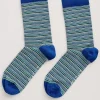 Socks<Seasalt Cornwall Men's Everyday Socks Reflect Blue Jay