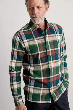 Tops & T-Shirts<Seasalt Cornwall Men's Fathomer Checked Shirt Rhythm Multi