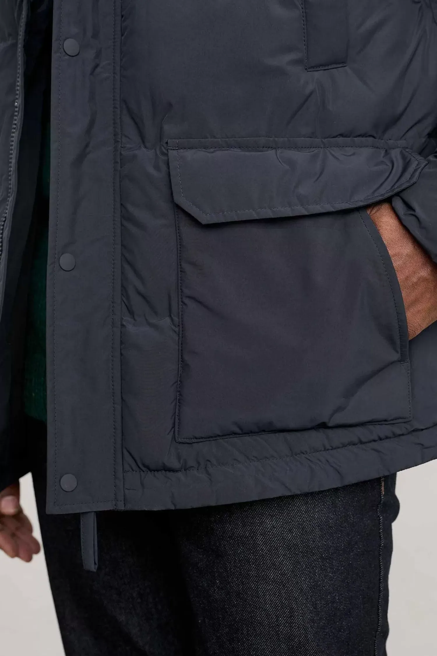 Coats & Jackets<Seasalt Cornwall Men's Gatekeeper Waterproof Puffer Coat Inkwell