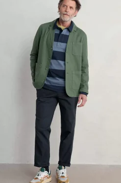 Trousers & Shorts<Seasalt Cornwall Men's Groundsman Organic Cotton Trousers Inkwell