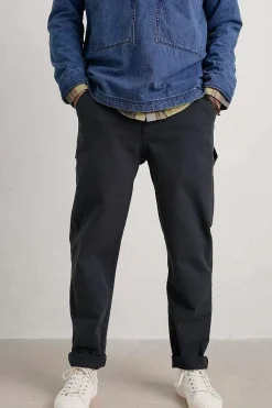 Trousers & Shorts<Seasalt Cornwall Men's Leadsman Utility Trousers Inkwell