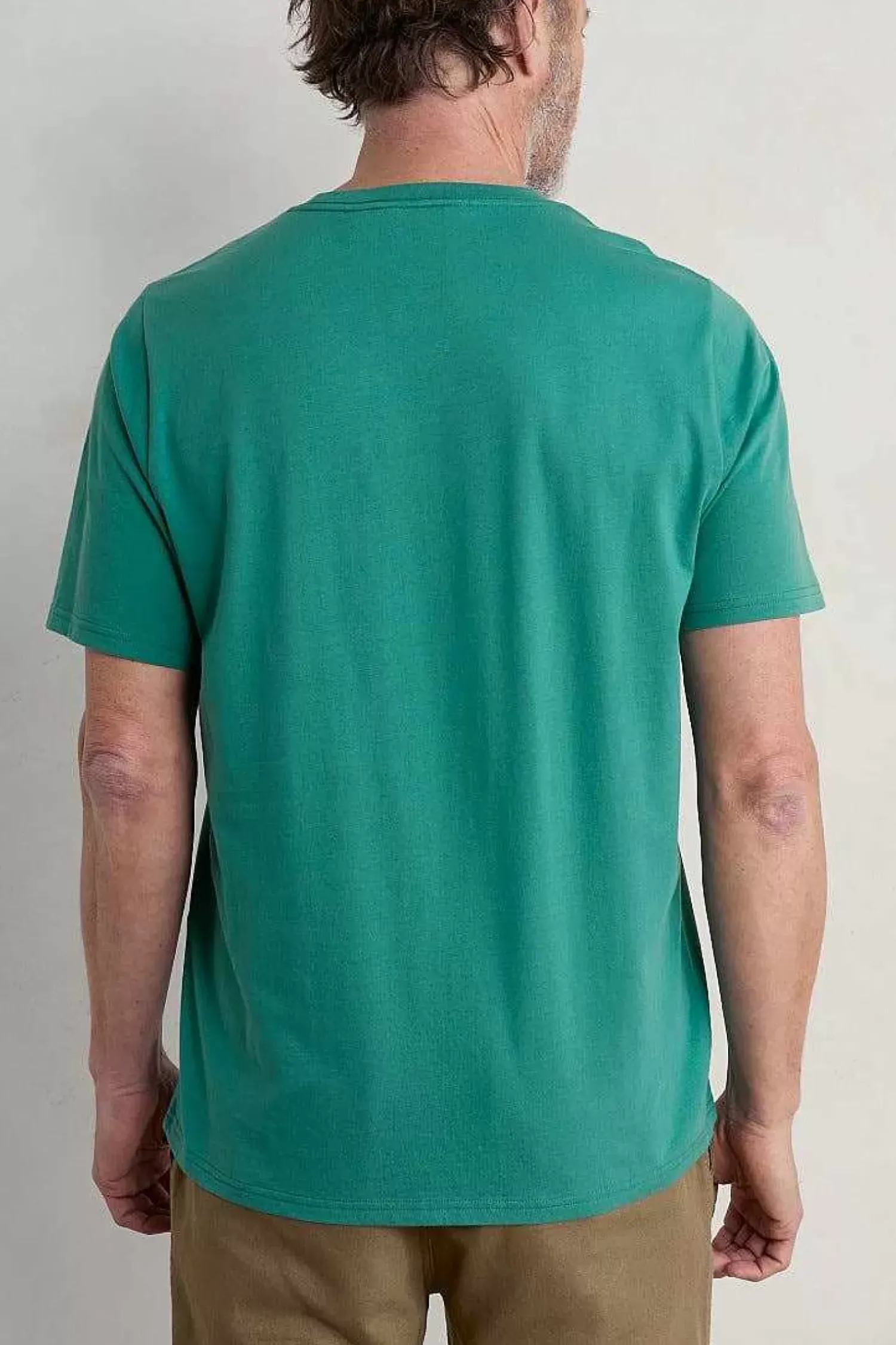 2 Mix & Match<Seasalt Cornwall Men's Midwatch Organic Cotton T-Shirt Stacked Oars Hepworth Green
